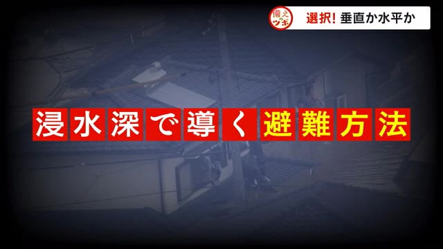 【備えのツボ】西日本豪雨で課題に　避難行動のツボとは　「選択！垂直か水平か」【岡山・香川】