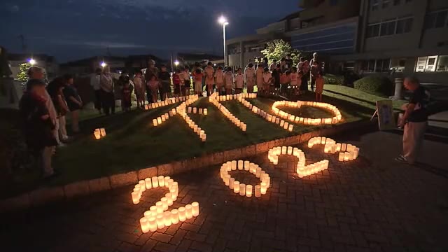 被災地に灯された３００個のキャンドルの光　犠牲者を追悼…西日本豪雨から５年【岡山・倉敷市】