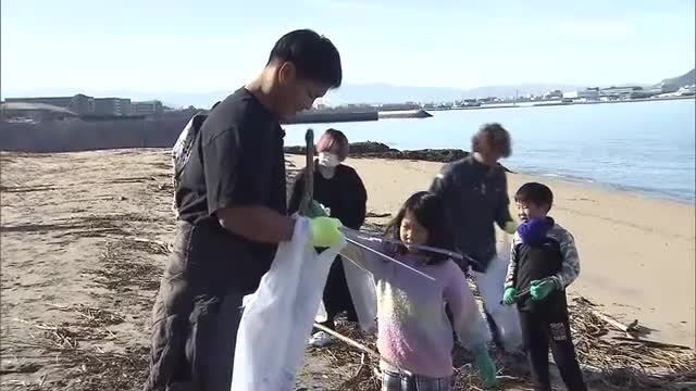 海の未来を守りたい　高松市の海岸で約１５０人が海ごみクリーン作戦実施【香川】