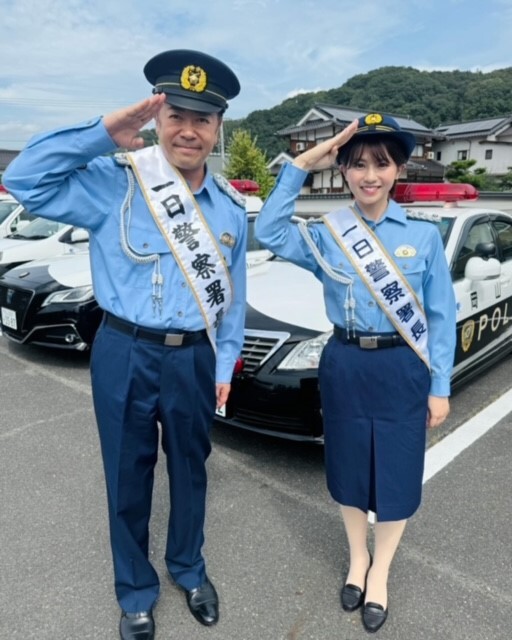 秋の交通安全県民運動に合わせて『岡山北警察署1日警察署長』に任命いただきました！！