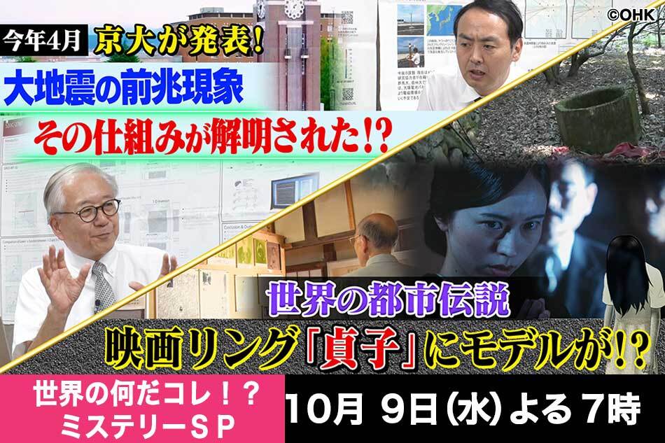 世界の何だコレ！？ミステリーＳＰ【都市伝説ＳＰ／大地震前兆現象の仕組み解明？】