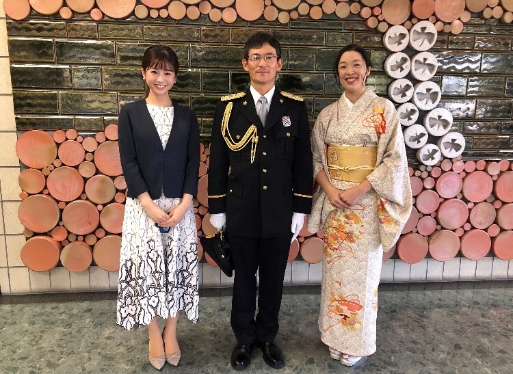 岡山県民の警察官表彰式で司会を務めさせていただきました！